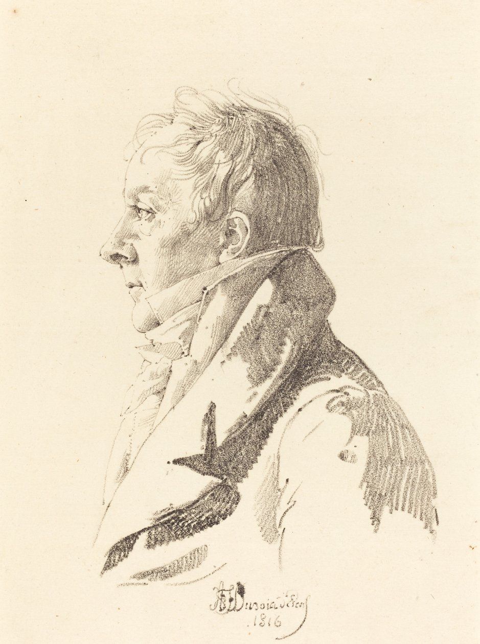 Retrato de un hombre de Honore Jean Dubois Duperray