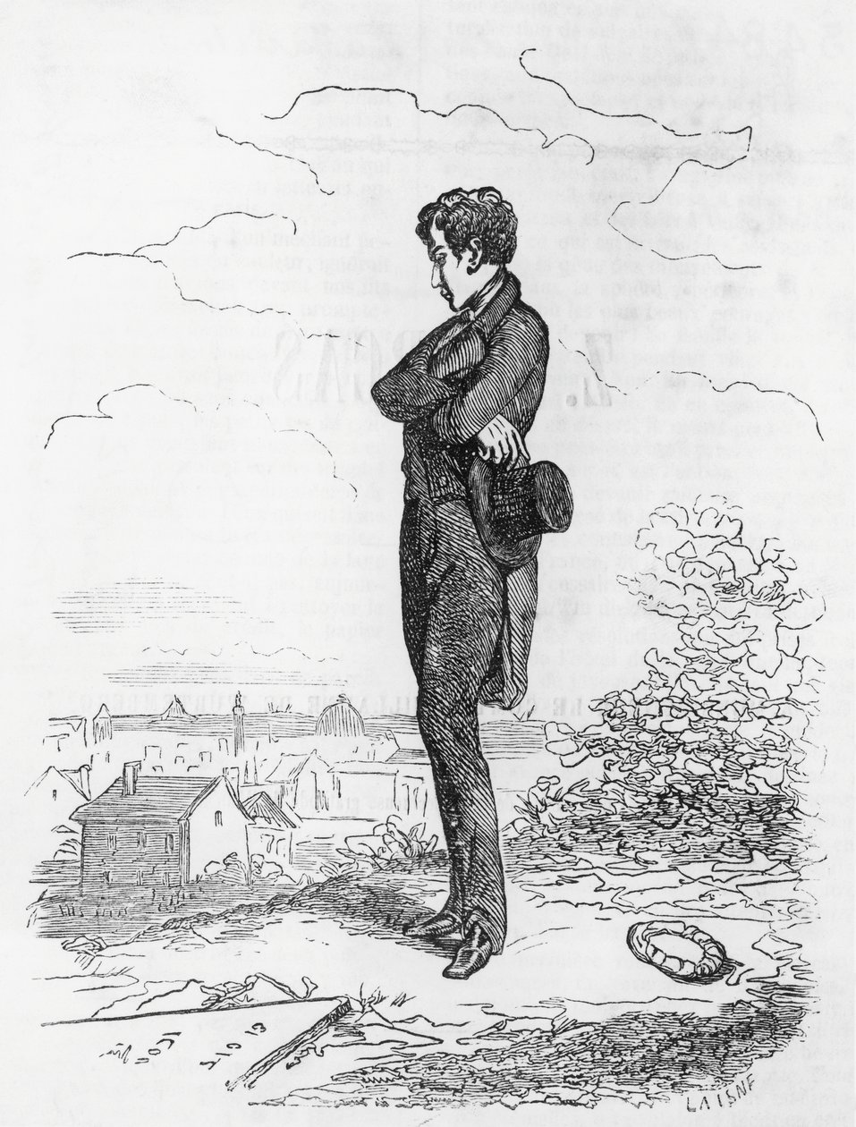 Adolphe Minard, ilustración de El buen hombre de negocios (Le Faiseur) de Honore de Balzac (1799-1850), edición francesa de Honore de Balzac