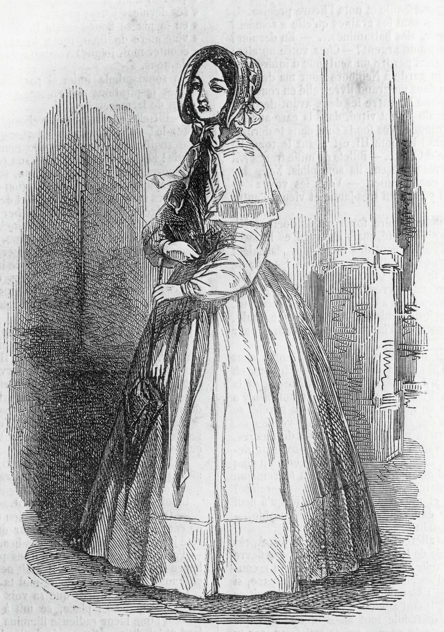 Julie Mercadet, ilustración de El buen hombre de negocios (Le Faiseur) de Honore de Balzac (1799-1850), edición francesa de Honore de Balzac