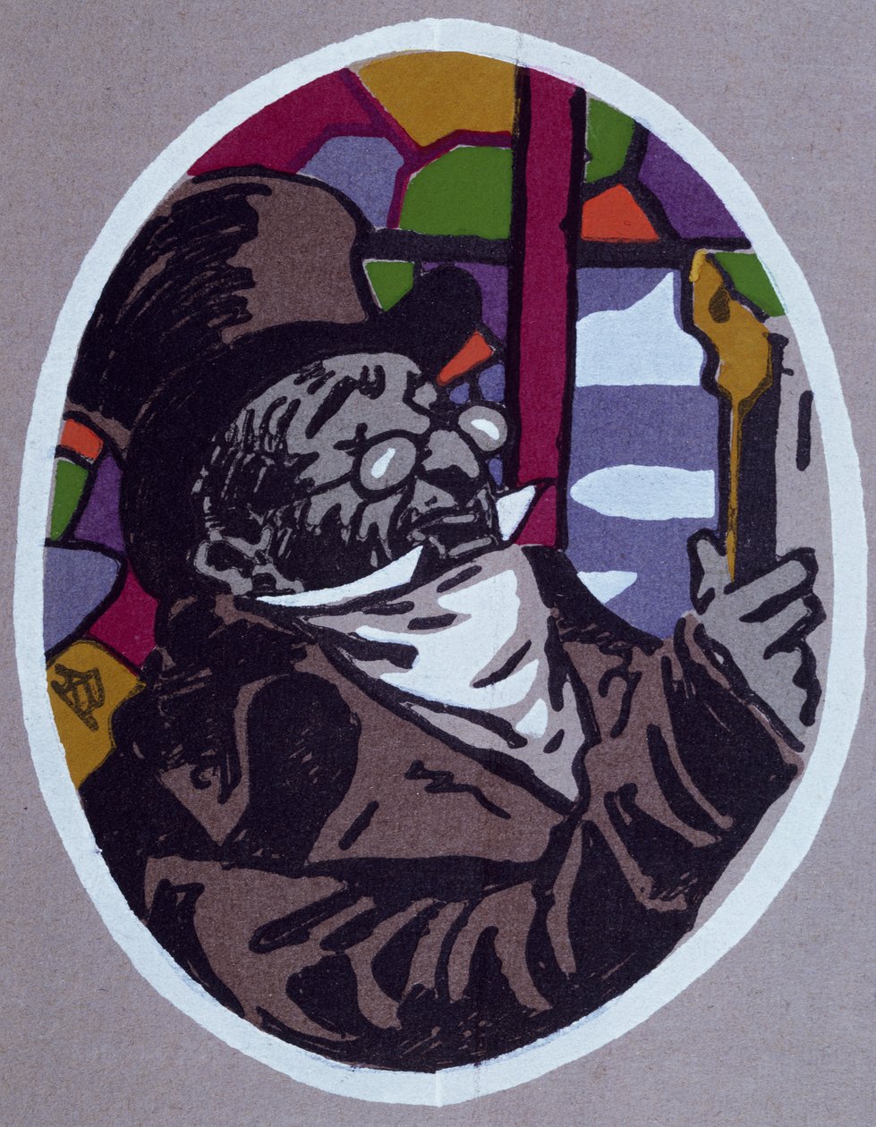 Le cousin Pons, caricatura para novela de Honore de Balzac (1799-1850) de Honore de Balzac