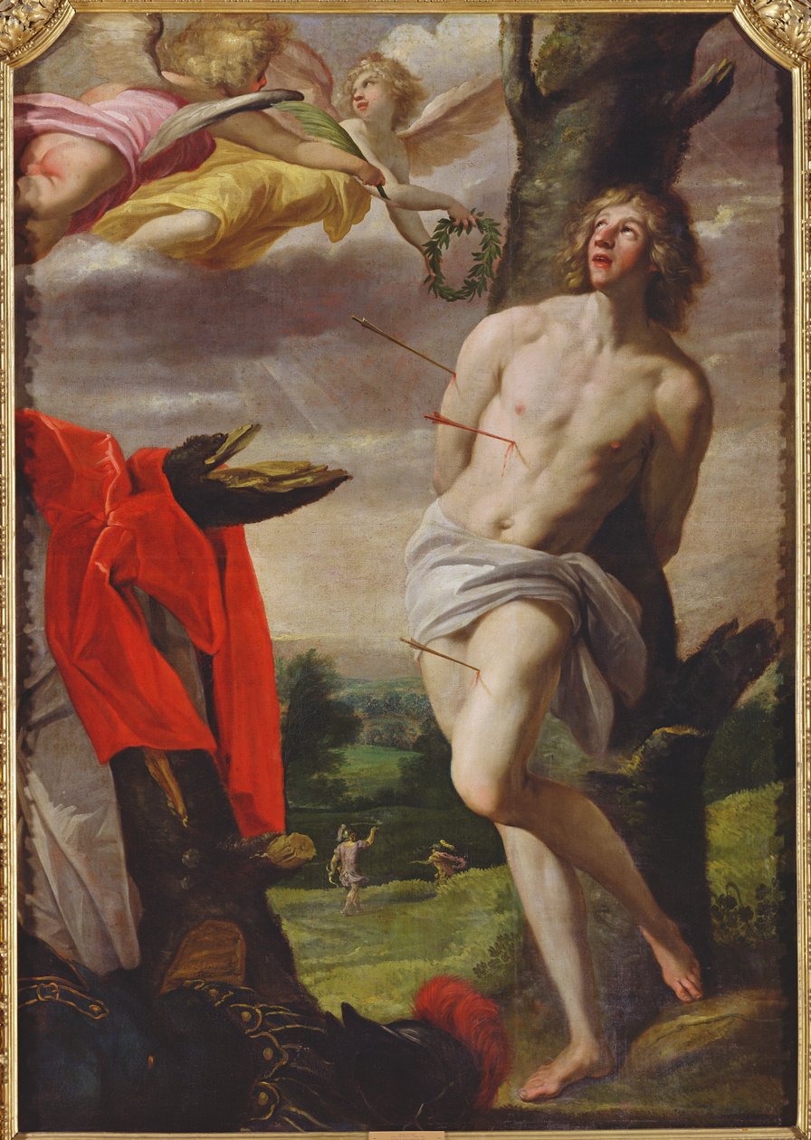 El martirio de San Sebastián, 1624 de Horace Leblanc