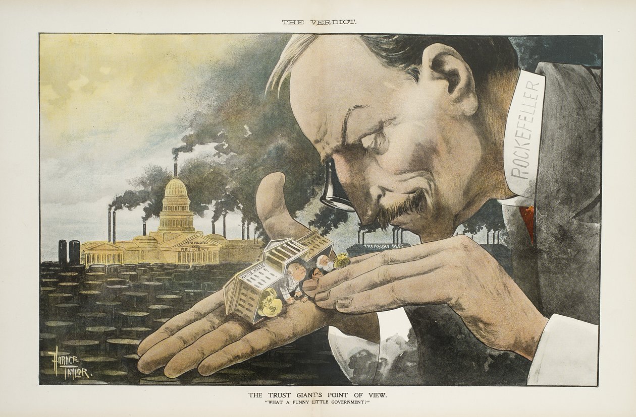 El punto de vista del gigante de la confianza: Qué gobierno tan divertido, ilustración de 
