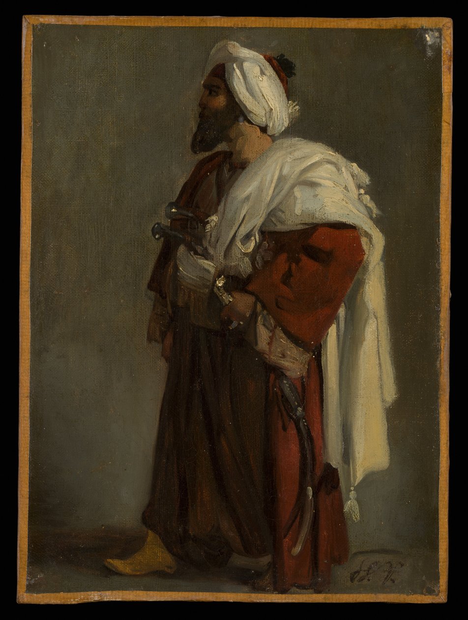 Guerrero árabe de Horace Vernet