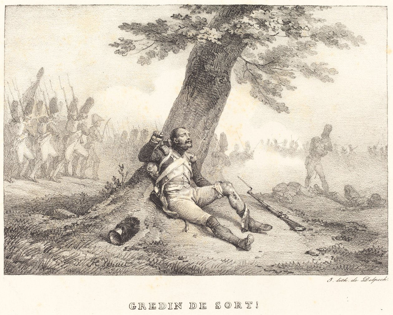 Gredin de Sort!... de Emile Jean Horace Vernet