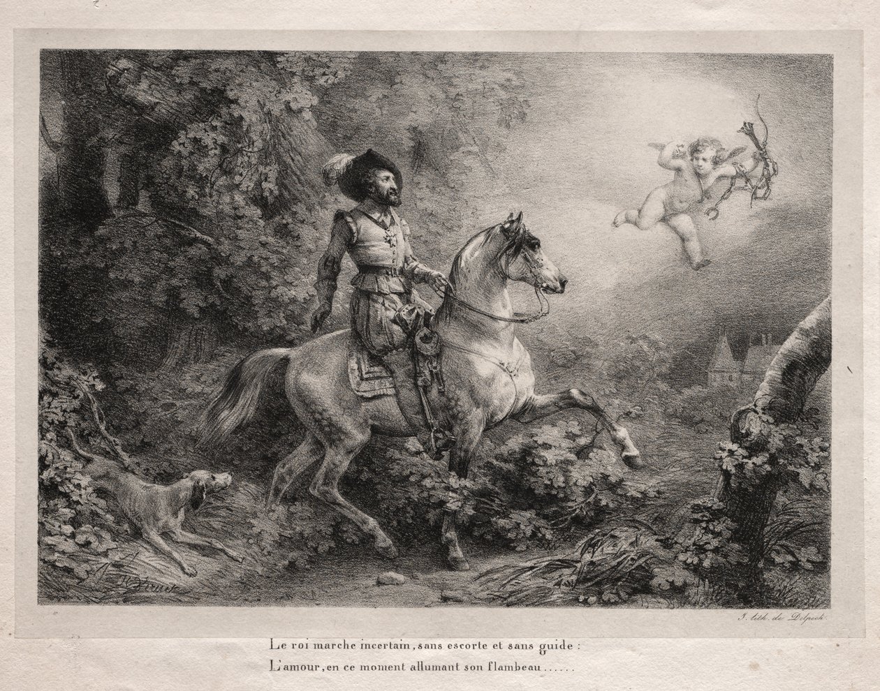 Enrique IV, Rey de Francia de Emile Jean Horace Vernet