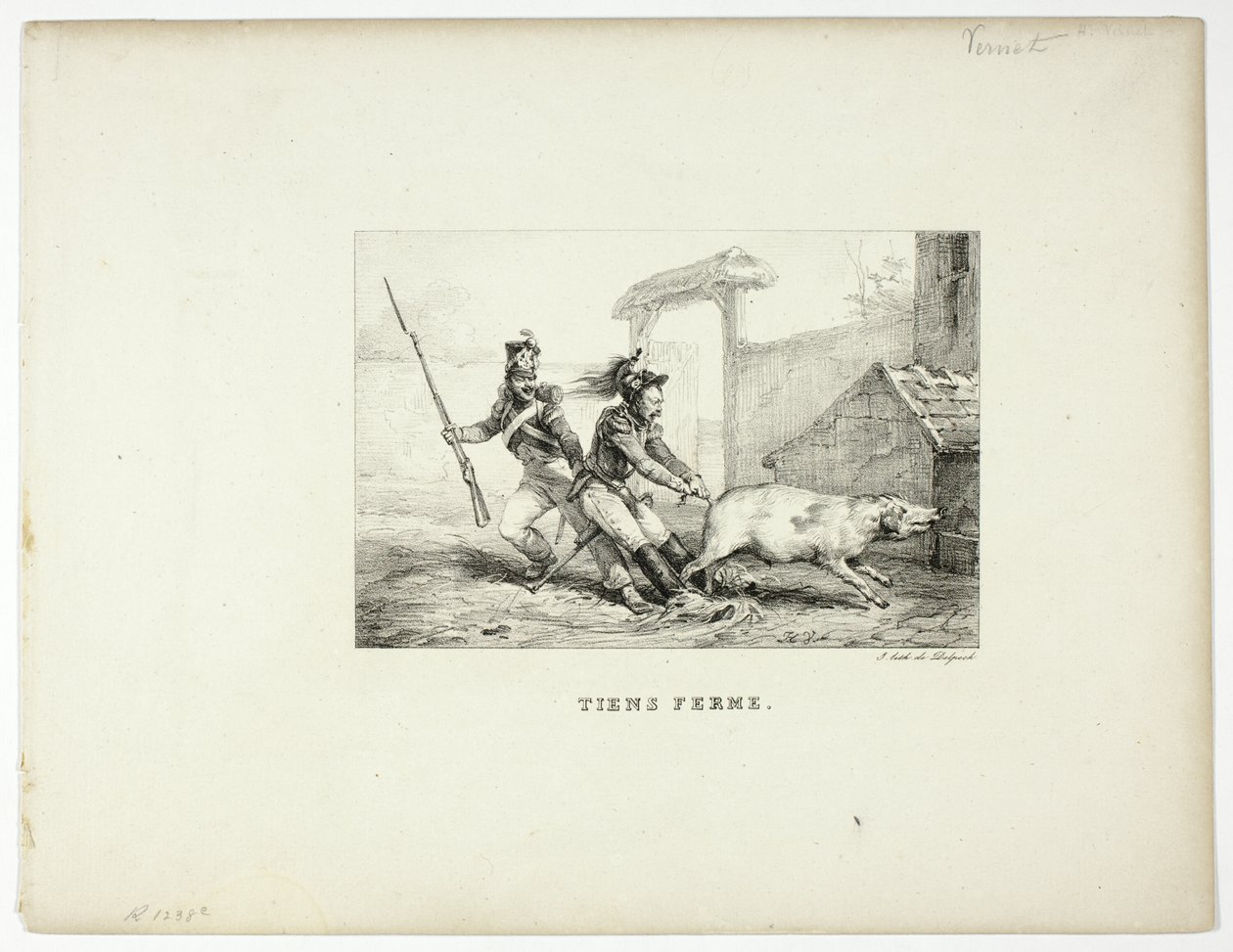 Aguanta Firme de Emile Jean Horace Vernet