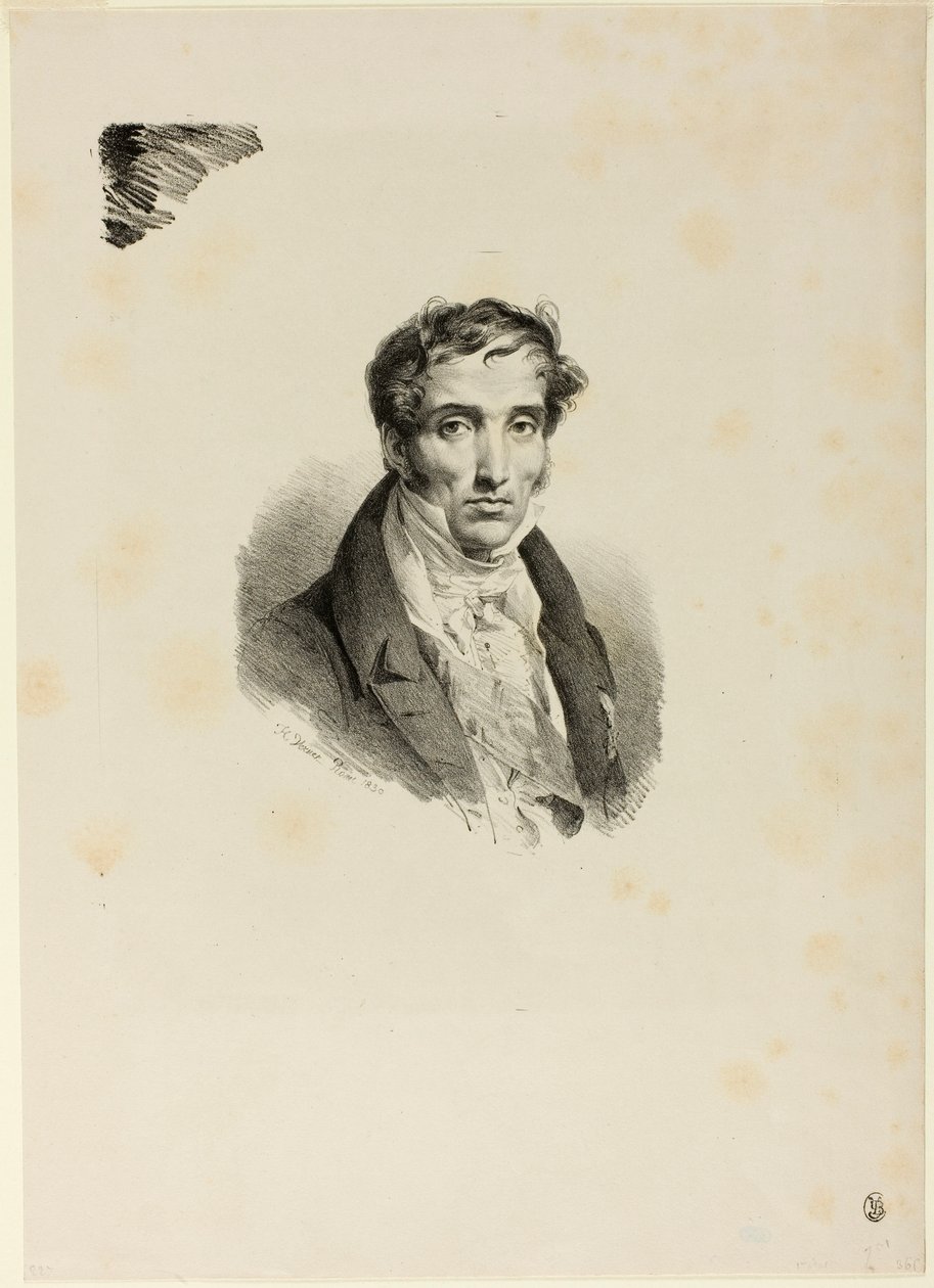 Retrato de Pierre Guérin de Horace Vernet
