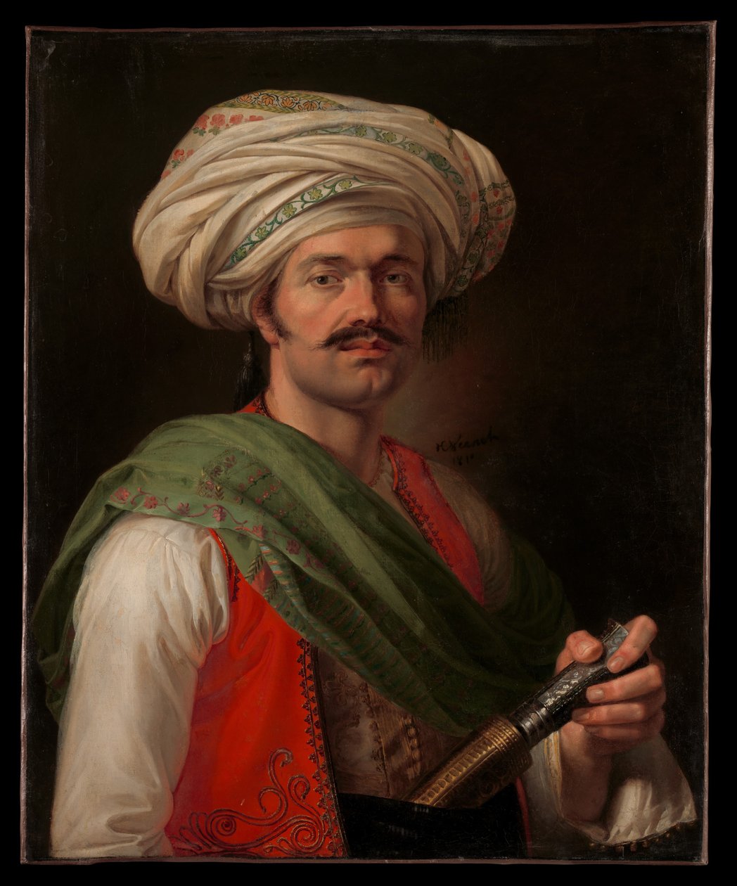 Retrato de un «mameluco» de Horace Vernet