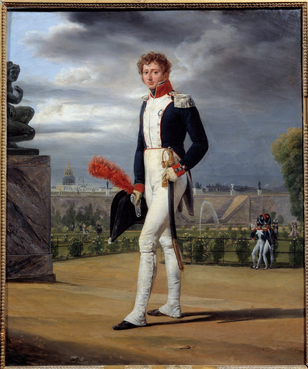 Retrato del coleccionista Philippe Lenoir (1785-1867). Pintura de Emile Dit Horace Vernet (1789-1863) de Emile Jean Horace Vernet