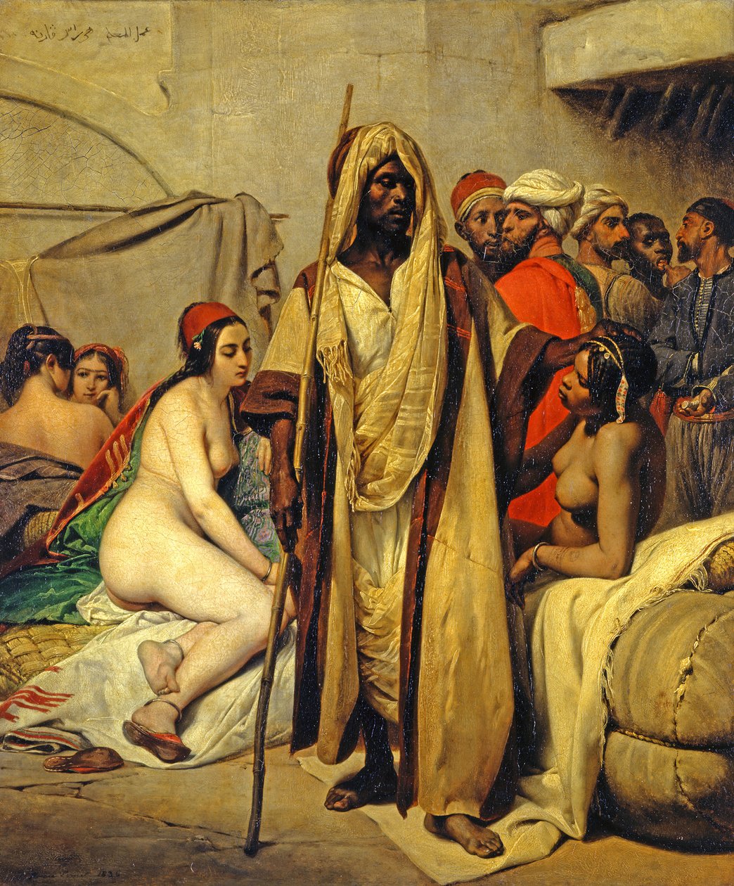 Mercado de esclavos de Horace Vernet