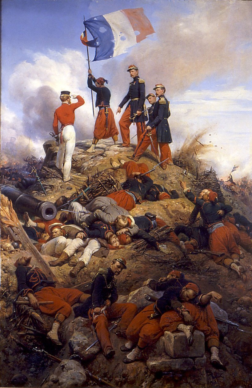 La toma del reducto de Malakoff de Horace Vernet
