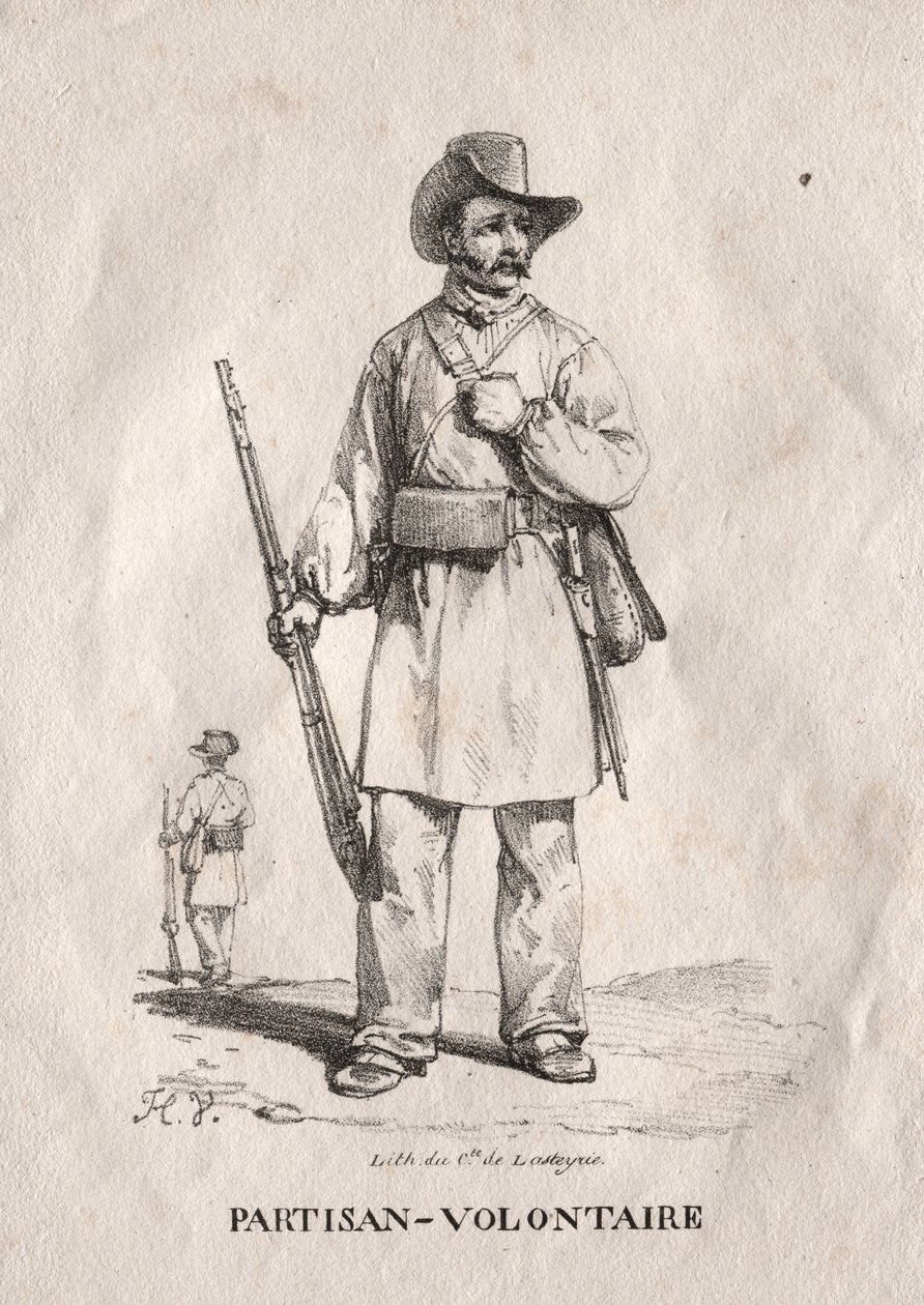 Partisano voluntario de Emile Jean Horace Vernet
