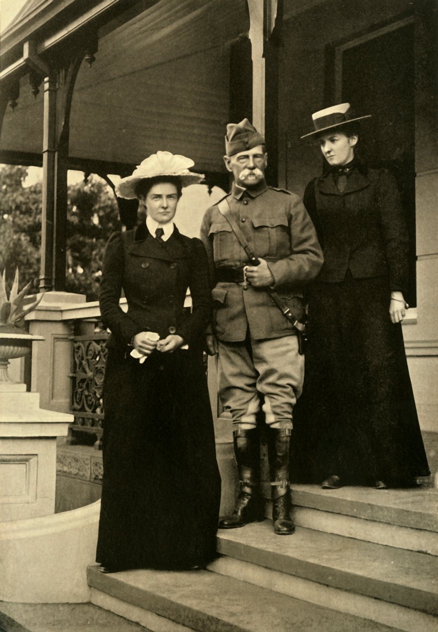 Lord Roberts y sus hijas en Pretoria, 1900, 1901 de Horace Walter Nicholls