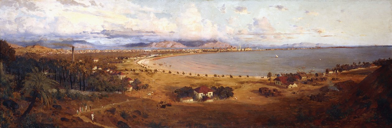 Vista de Bombay mirando al sureste desde Malabar Hill de Horace van Ruith