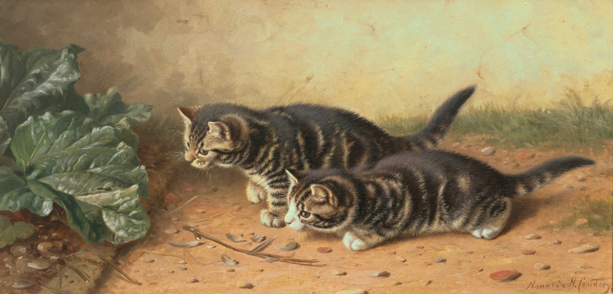 Acorralado (óleo sobre lienzo) de Horatio Henry Couldery
