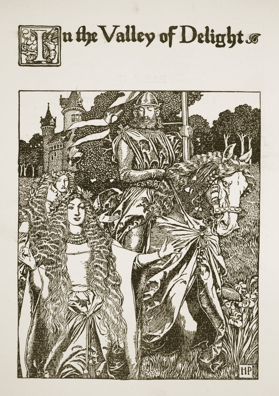 En el valle del deleite, ilustración de 