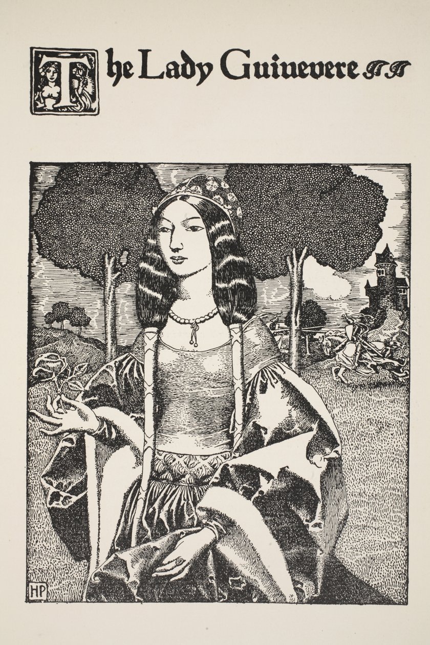 Lady Guinevere, ilustración de 