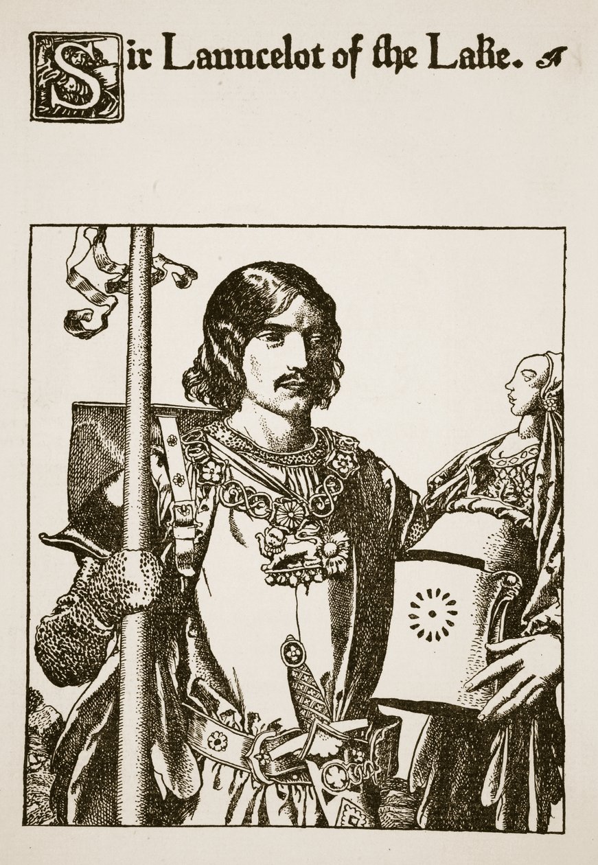 Sir Launcelot del Lago, ilustración de 