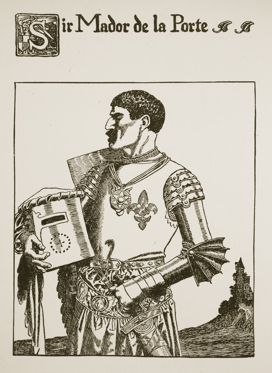 Sir Mador de la Porte, ilustración de 