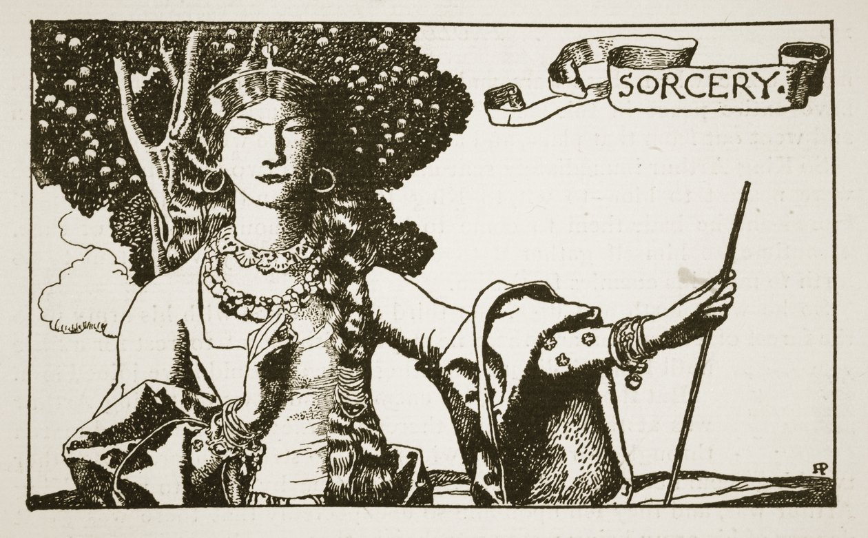 Hechicería, ilustración de 