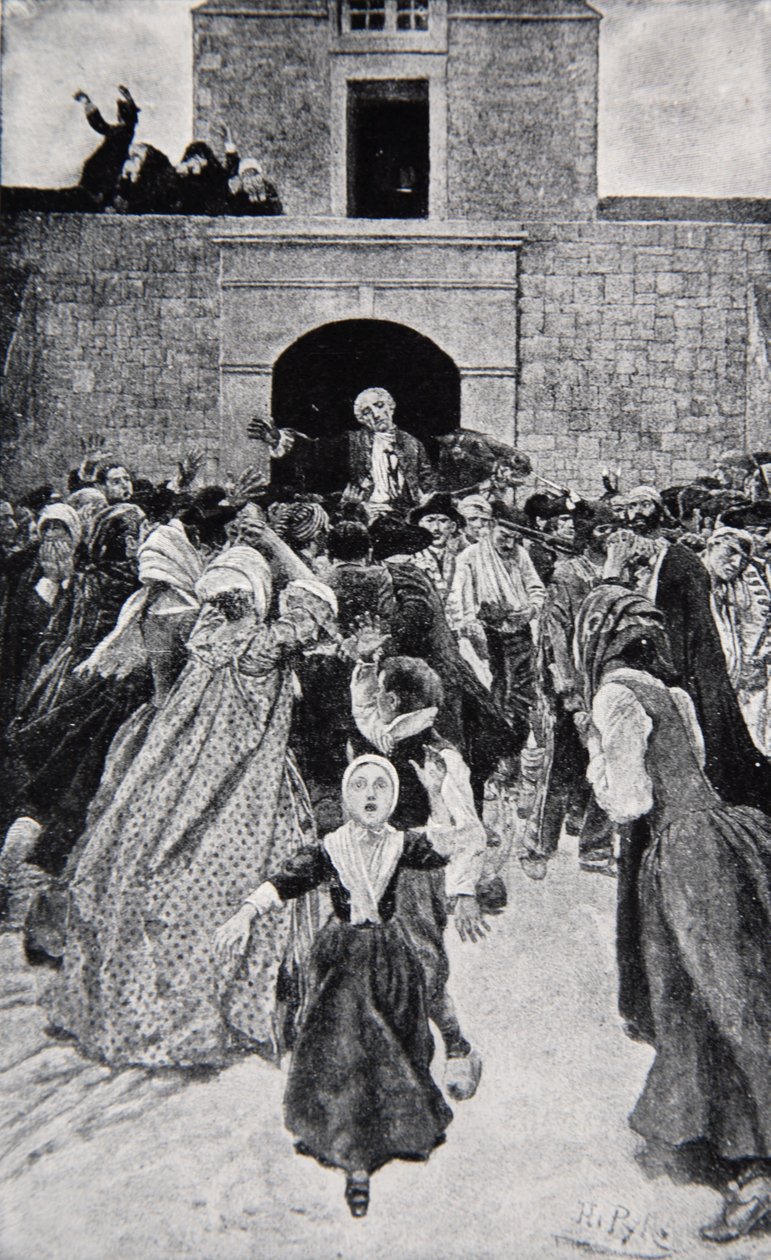 La caída de Montcalm de Howard Pyle