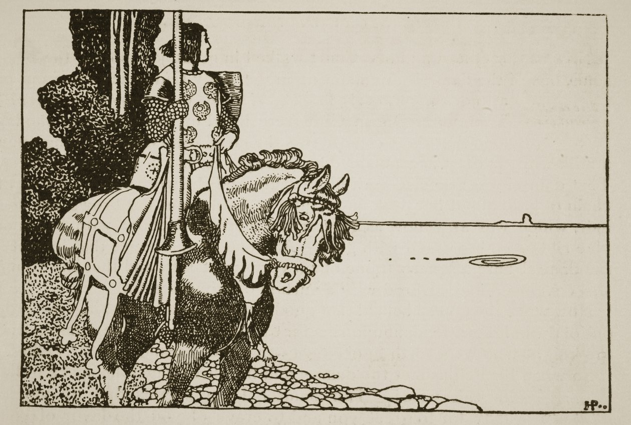La historia de Sir Pellias, ilustración de 