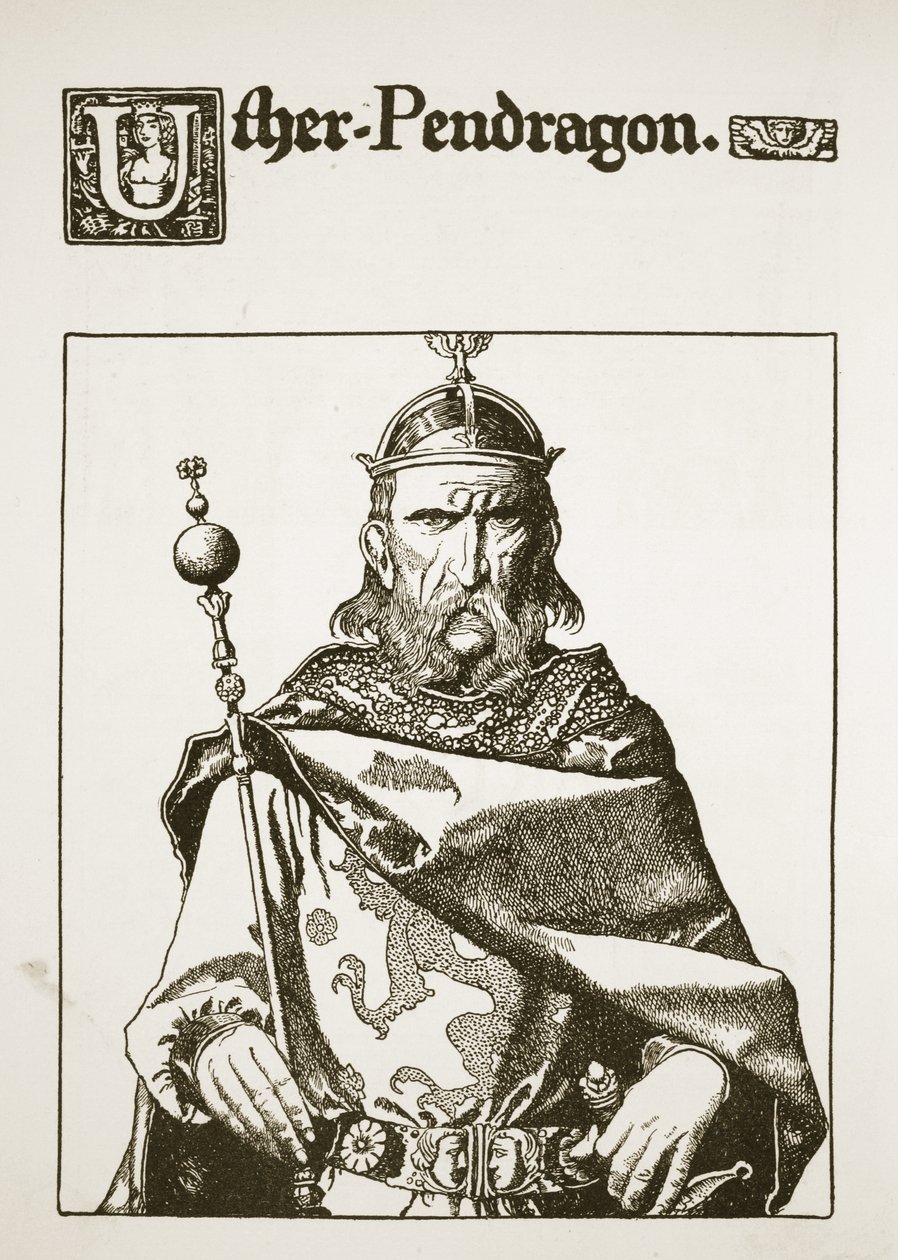 Uther Pendragon, ilustración de 