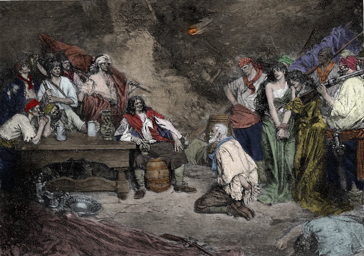 Sir Henry Morgan en Porto Bello de Howard (after) Pyle
