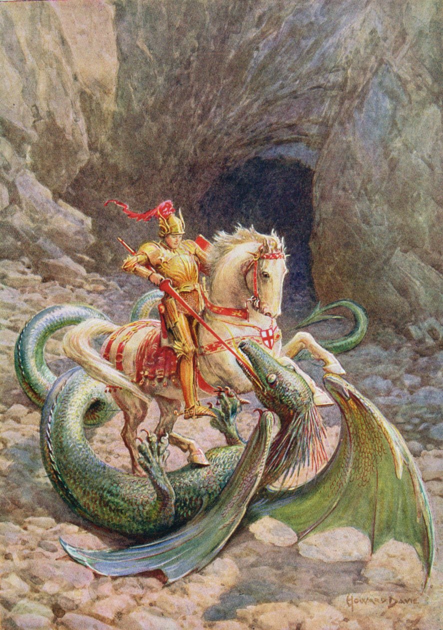 El dragón... cayó a la tierra muerto, de 