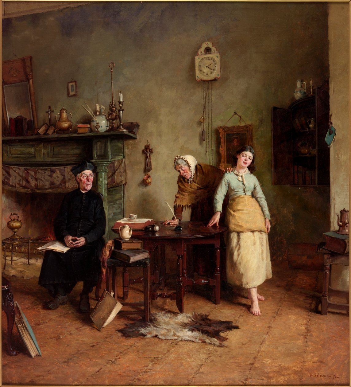 La hija rebelde, 1878 de Howard Helmick