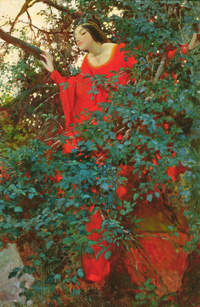 Así que por un instante lo vio, de "The Fox Brush" de James Branch Cabell (1879-1958), publicado en Harper