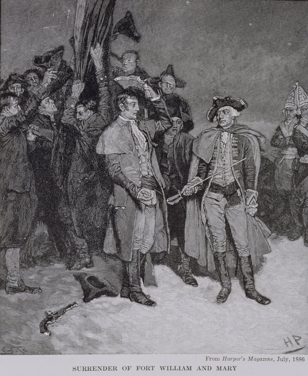 Rendición de Fort William y Mary, de Harper