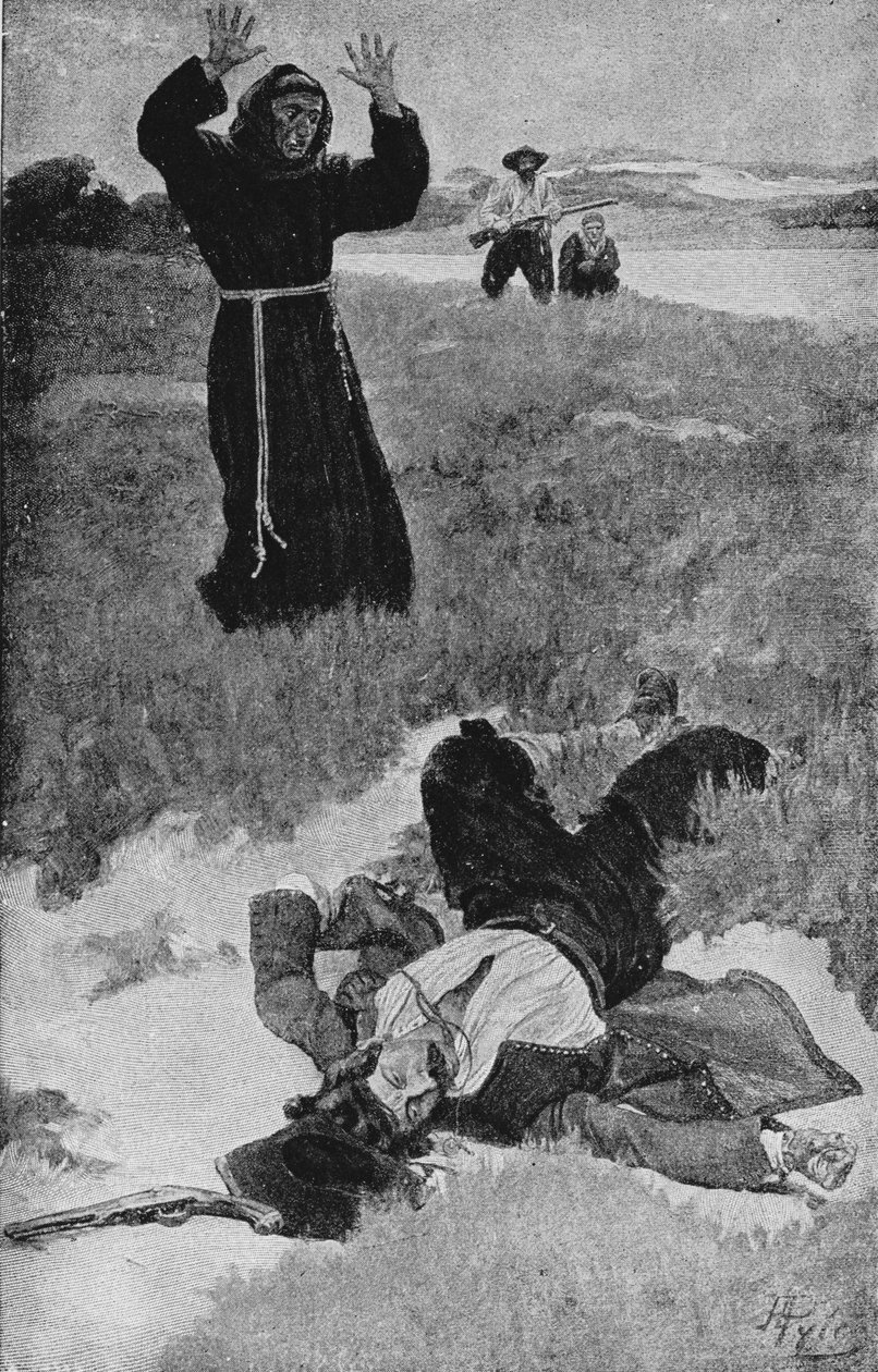 El asesinato de La Salle, ilustración de 