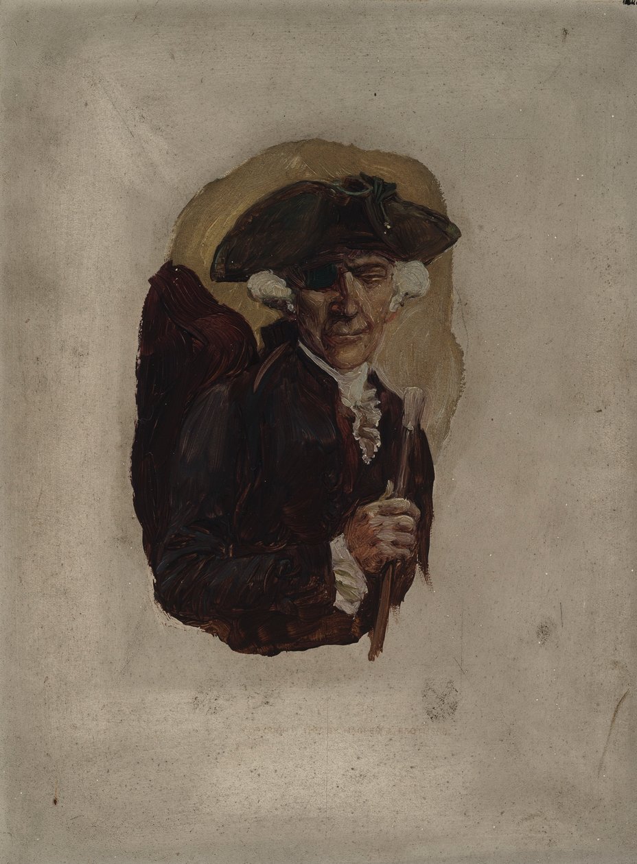 El pequeño caballero tuerto, de "El rubí de Kishmoor", de Howard Pyle, publicado en Harper