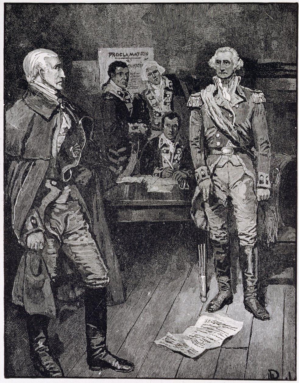 Washington rechazando una dictadura, de Harper