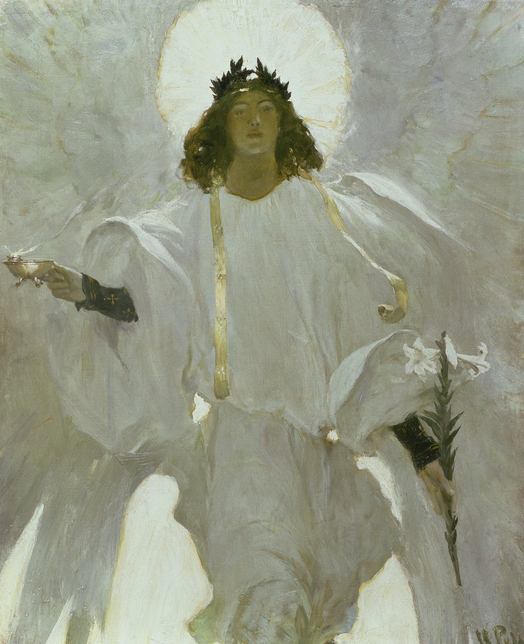 ¿Por qué buscáis entre los muertos al que vive?, 1905 de Howard Pyle