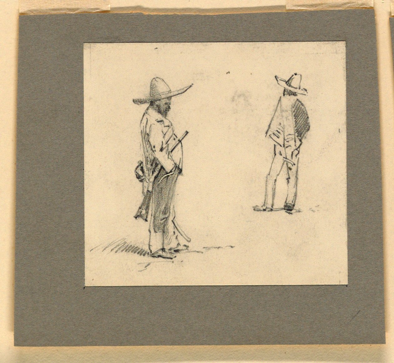 Dos Mexicanos de Pie de Howard Russell Butler