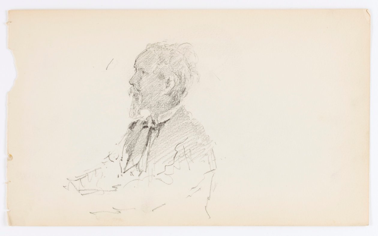 Sin título (Cabeza de hombre barbudo) de Howard Russell Butler