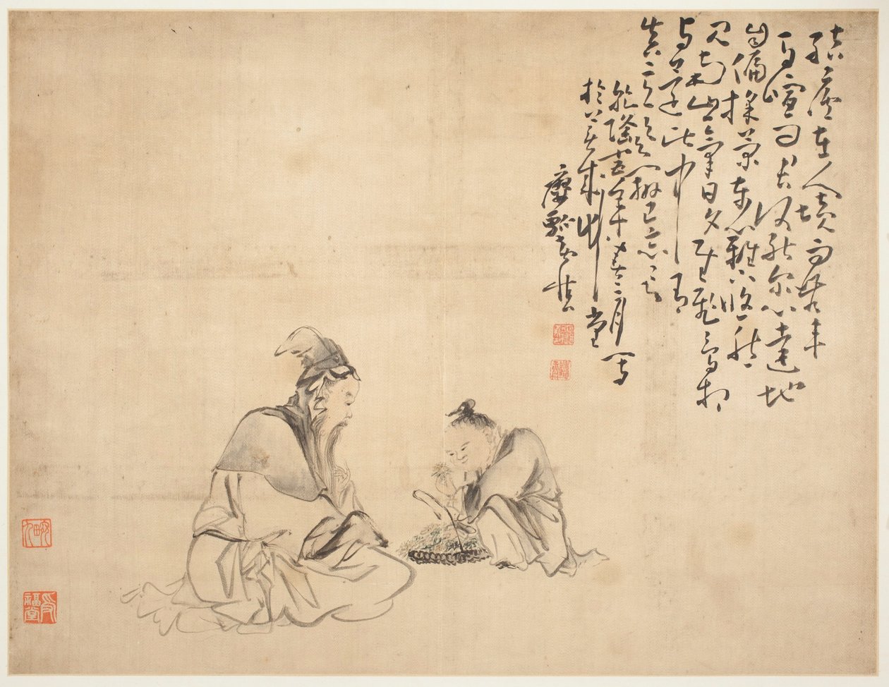 Paisajes y figuras: Figuras de Huang Shen