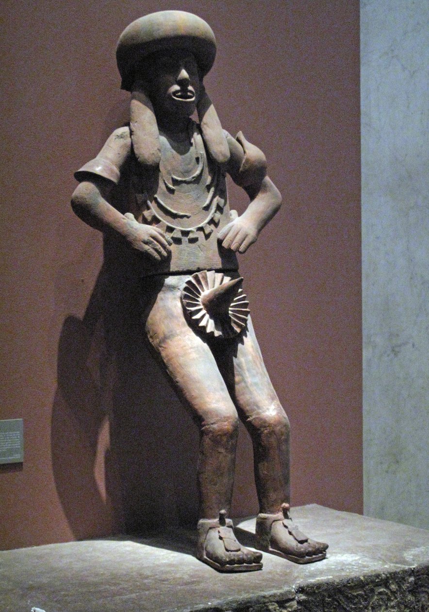 Estatua de un sacerdote, período posclásico, c.900-c.1521 de Huaxtec Huaxtec