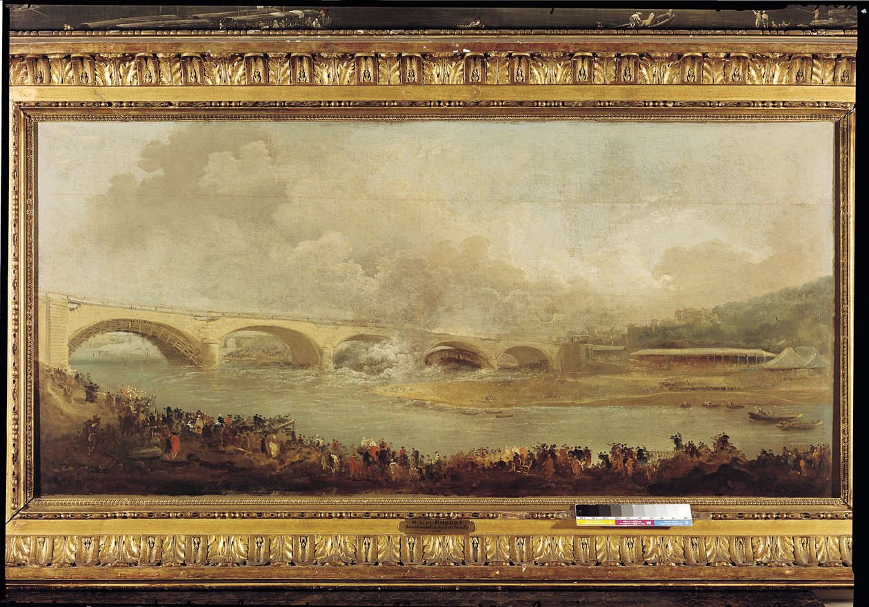 Inauguración del Puente de Neuilly, 1772 de Hubert Robert