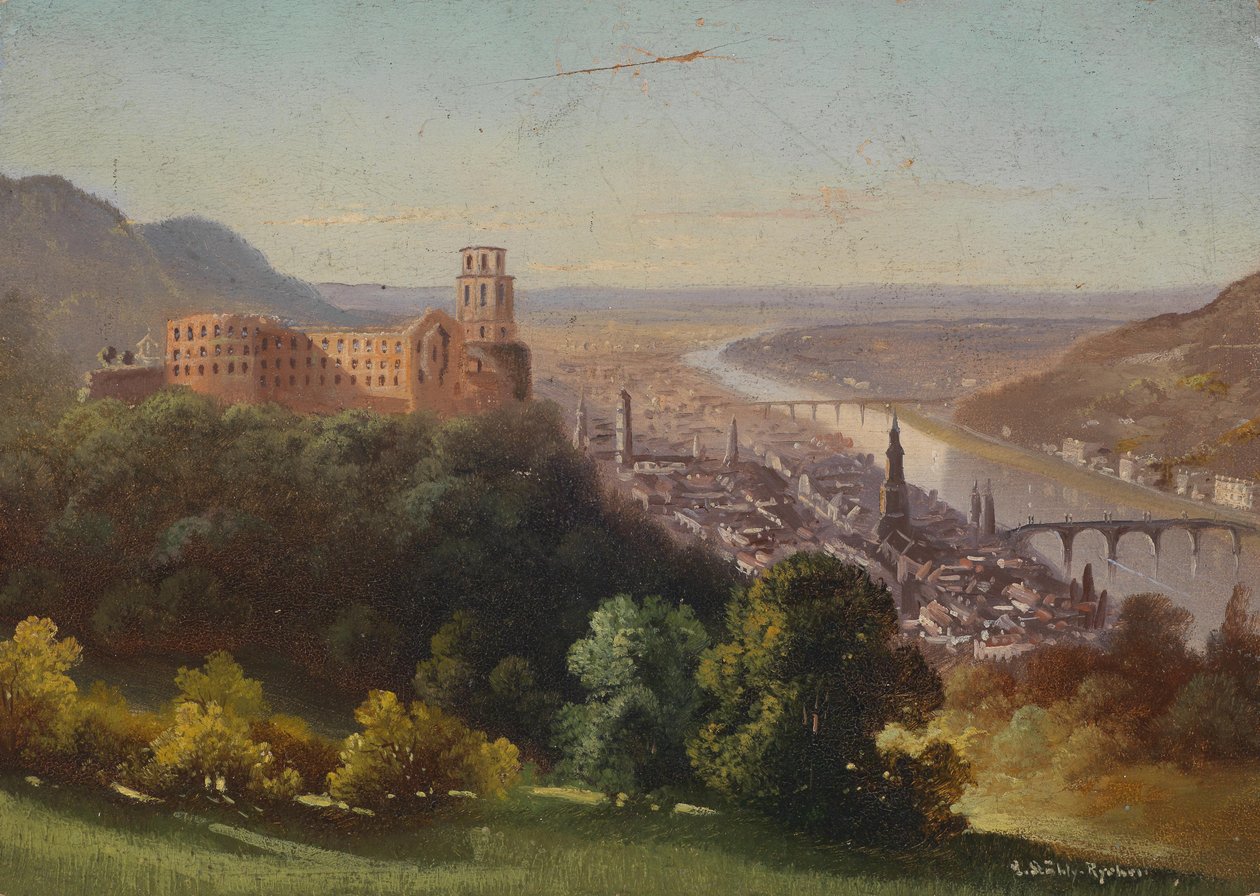 Vista de Heidelberg de Hubert Sattler