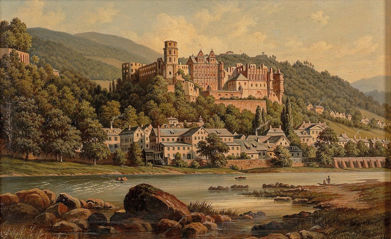 Vista de Heidelberg de Hubert Sattler