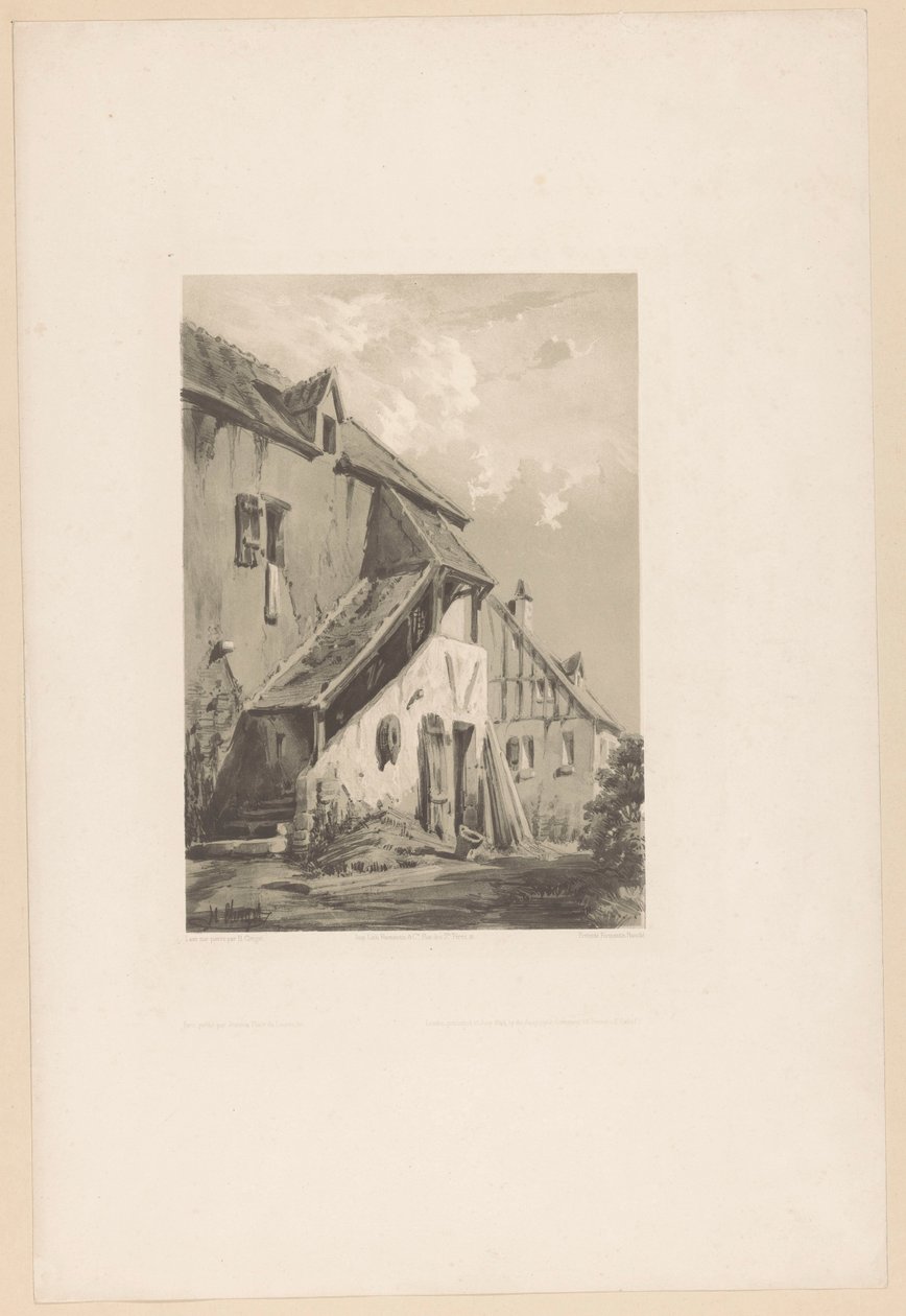 Fachada de un antiguo cortijo de Hubert Clerget