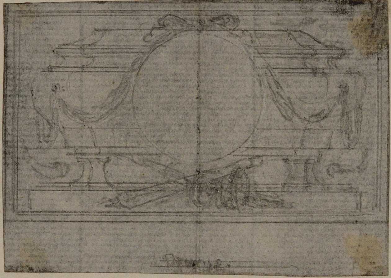 Estudio para En Tête Vignette en Tácito "Tiberio, o Los Seis Primeros Libros de los Anales", Libro IV de Hubert Francois Gravelot