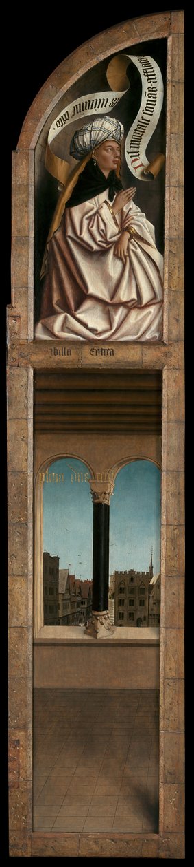 Sibila eritrea, del exterior del ala izquierda del Retablo de Gante de Hubert & Jan van (1390 1441) Eyck