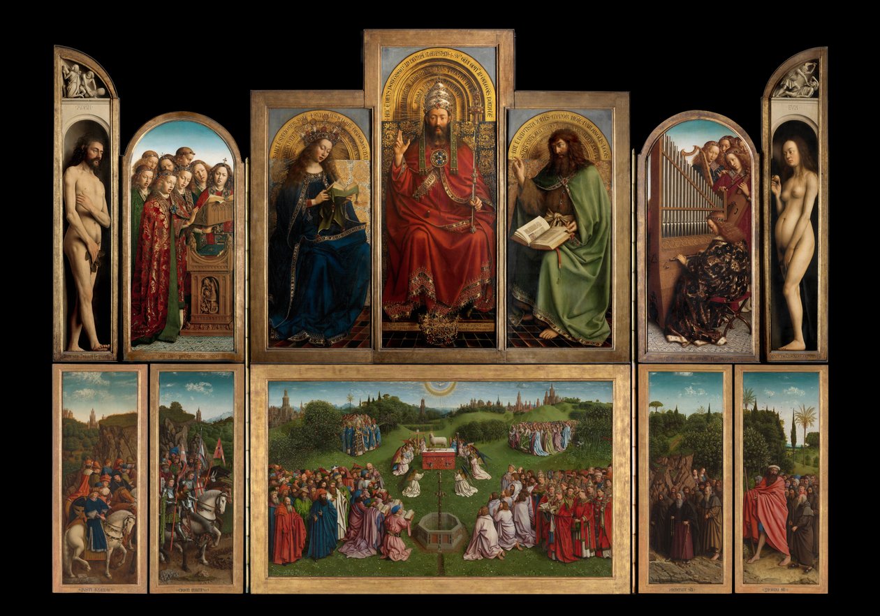 Retablo de Gante de Hubert & Jan van (1390 1441) Eyck