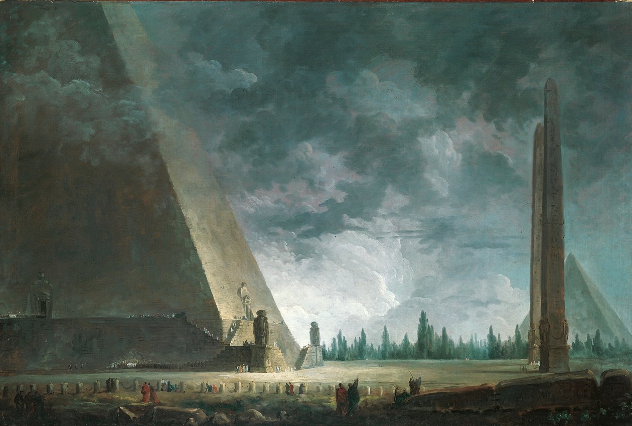 Fantasía egipcia, 1760 de Hubert Robert