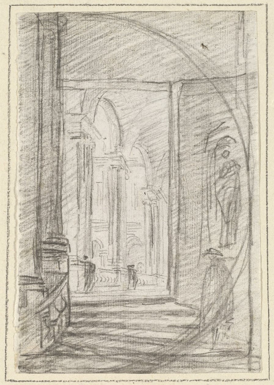 Interior de un Palacio Romano de Hubert Robert