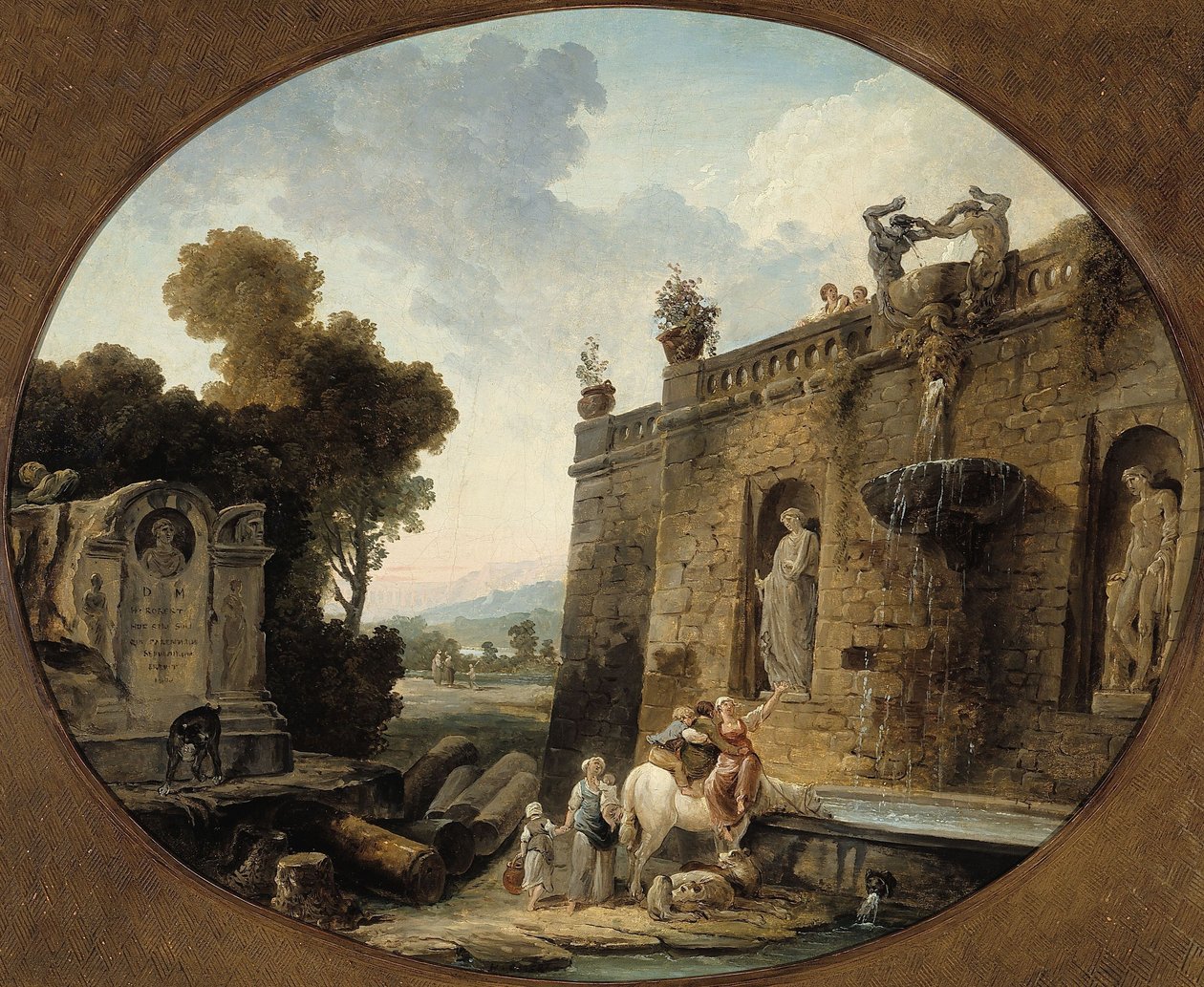 El abrevadero de Hubert Robert